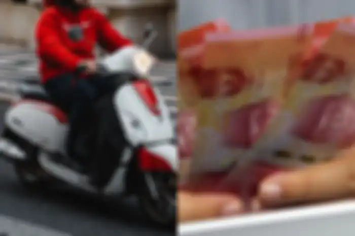 Pengendara motor ini tak sengaja temukan uang miliaran rupiah di jalan