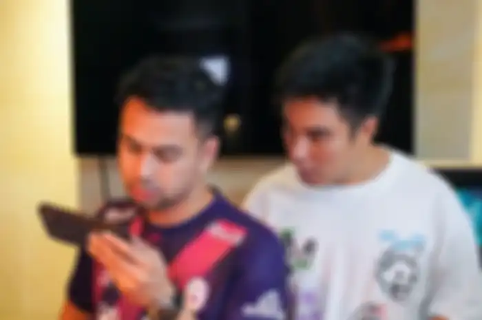 Raffi Ahmad dan Baim Wong   