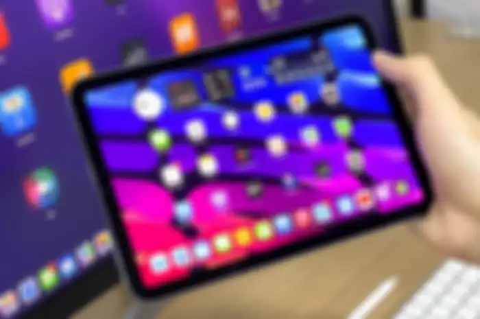 Ilustrasi Apple Smart Display. on pict: ipad mini 6