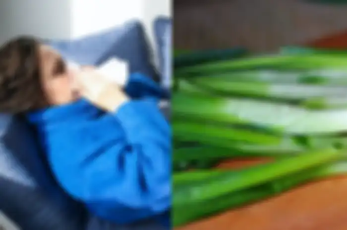 Mengatasi flu dan batuk dengan daun bawang
