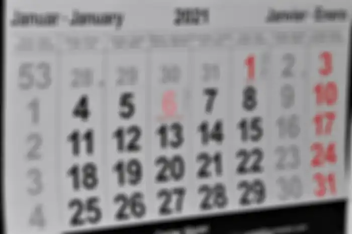 Nama-nama bulan di kalender dalam bahasa Inggris disebut dengan months of the year.