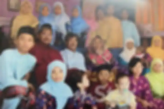 Foto keluarga kakek Tamam