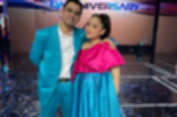 Raffi Ahmad dan Nagita Slavina di acara anniversary Rans Entertainment.