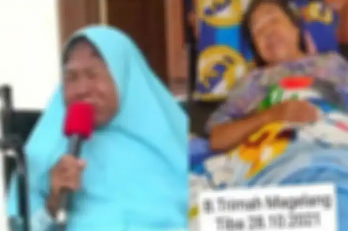 Nenek Trimah, ibu tua asal Magelang yang dititipkan anak mereka ke Panti Jompo Griya Lansia di malang 