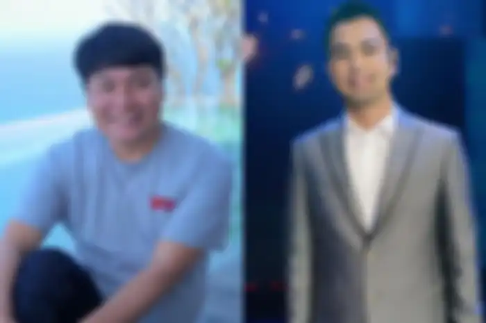 Kolase Foto Merry dan Raffi Ahmad. 