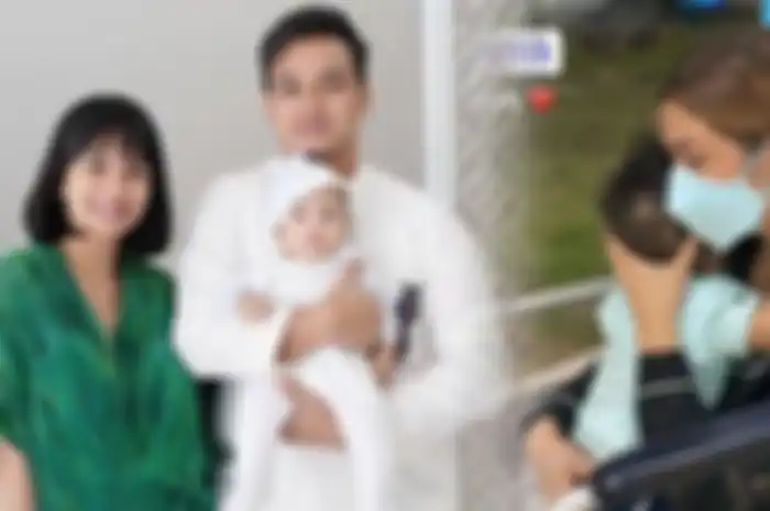 Kolase Vanessa, Bibi dan Tom Liwafa  saat beberkan kondisi terkini Gala Sky, putra Vanessa Angel dan Bibi Andriansyah.  