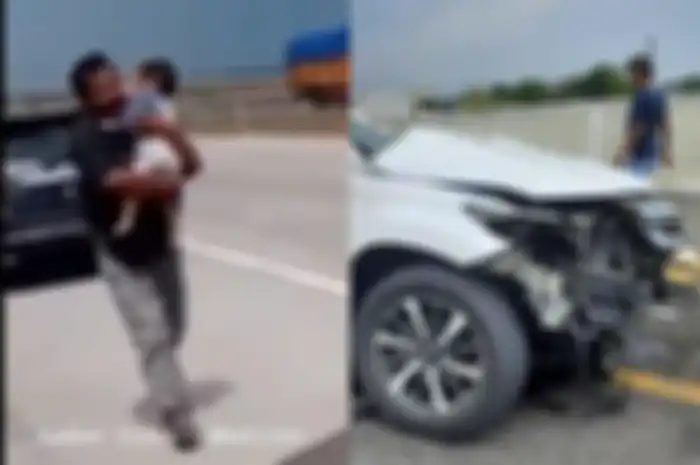 Anak Vanessa Angel, Gala Sky saat kecelakaan di Tol Jombang.