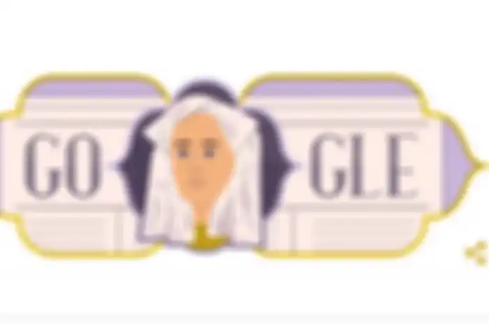 Roehana Koeddoes, jurnalis wanita pertama Indonesia yang dibuat dalam bentuk Google Doodle pada  hari Senin (8/11).