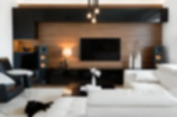 Ilustrasi rumah dengan smart home system.