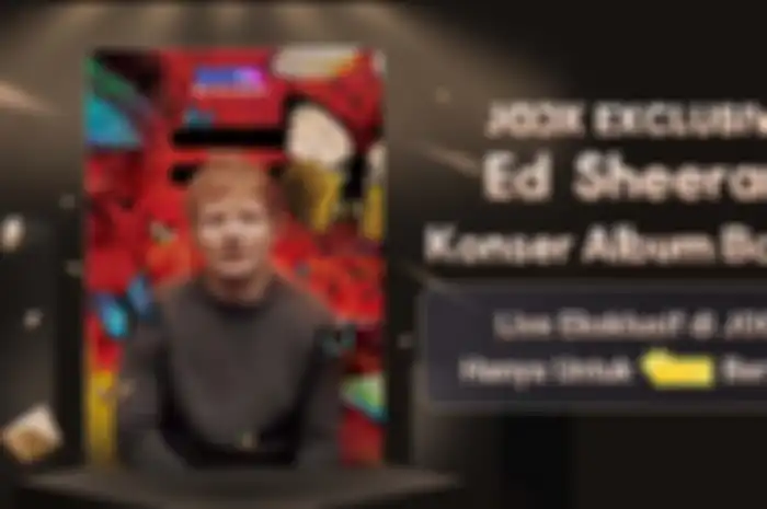 Konser Eksfklusif Bareng Ed Sheeran pada 13 November 2021 nanti hanya di JOOX