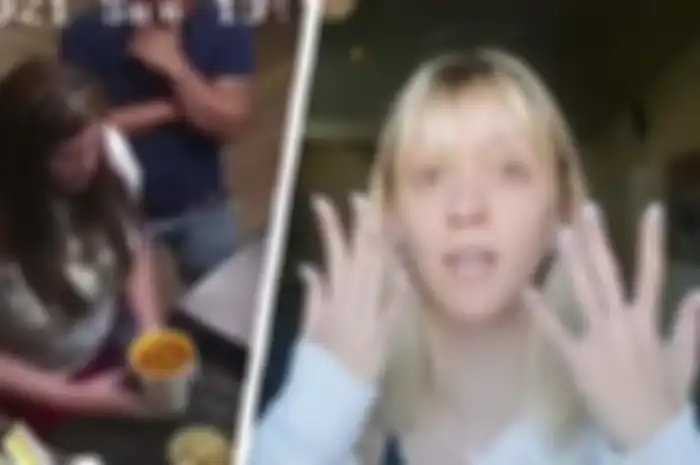 Tangkap layar wanita siram sup panas ke manejer restoran 