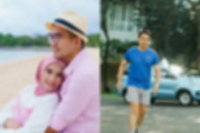 Kolase foto Intan Nuraini dan Sahrul Gunawan