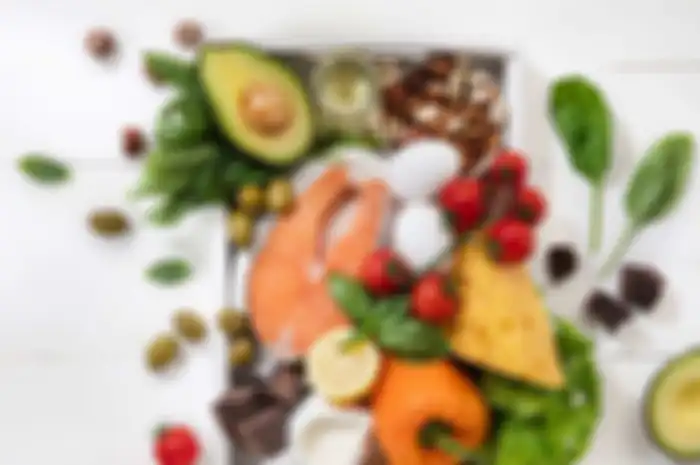 Bahan makanan yang sehat dan bergizi.