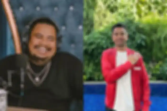 Kolase Foto Rigen dan Raffi Ahmad