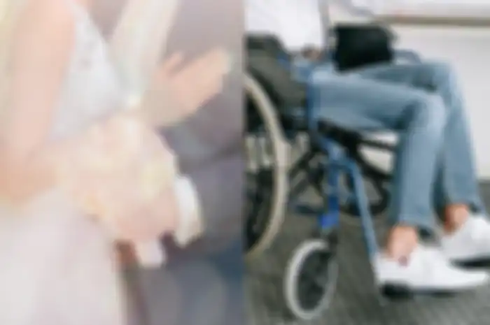 Ilsutrasi foto pernikahan dan penyandang disabilitas
