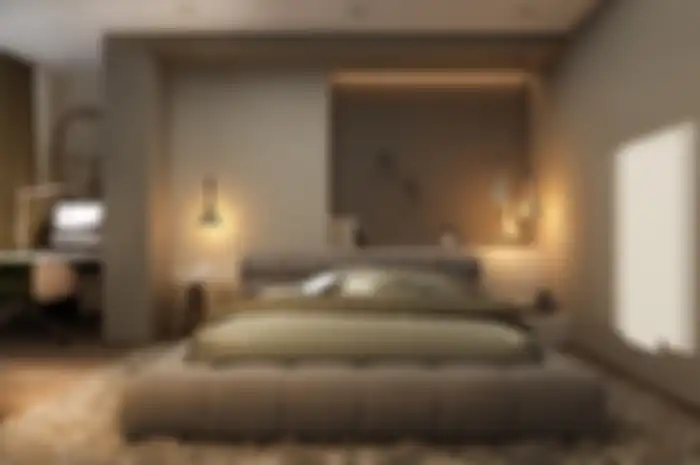 Ilustrasi kamar tidur yang nyaman dan intim