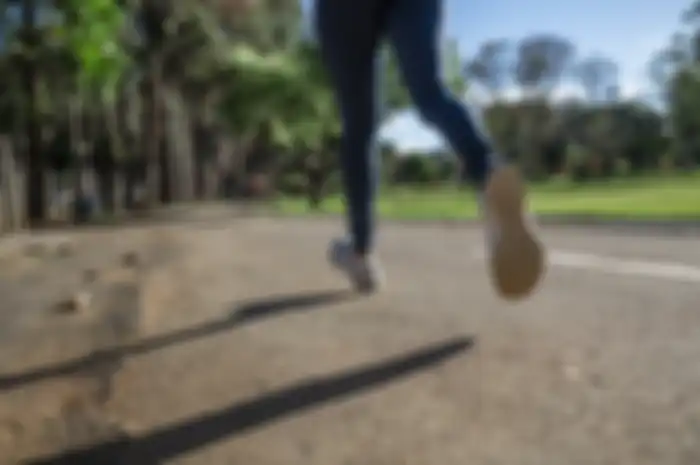 Jogging pagi hari