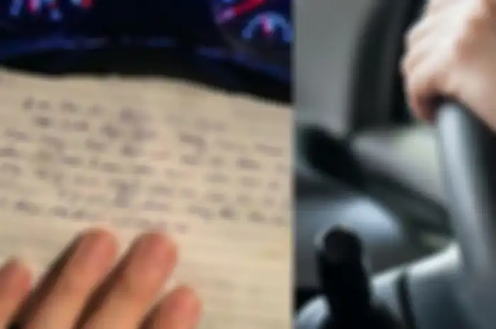 Siswa SMP tak sengaja tabrak mobil, tinggalkan sepucuk surat