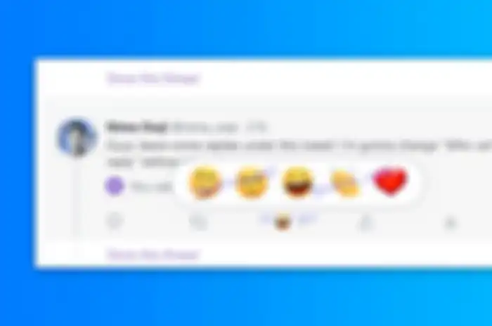 Fitur emoji reactions di Twitter