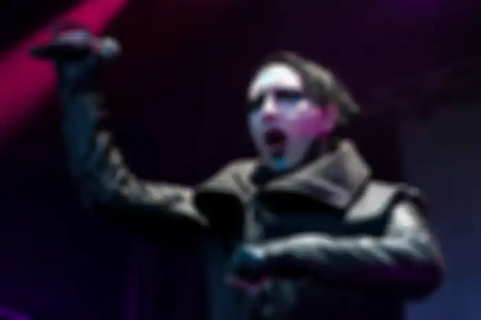 Marilyn Manson beraksi panggung