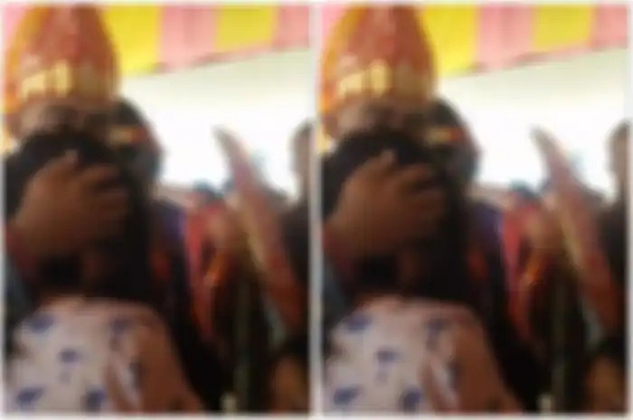 Anak pliu lihat sang ayah nikah lagi dengan wanita lain 