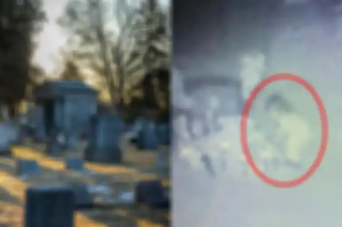 Rekaman penampakan di makam Faviola Rodriguez.
