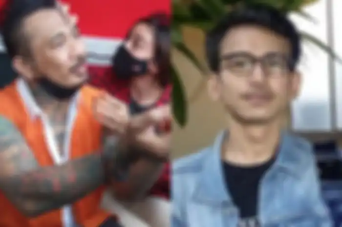 Jerinx (kiri) dan Adam Deni (kanan)