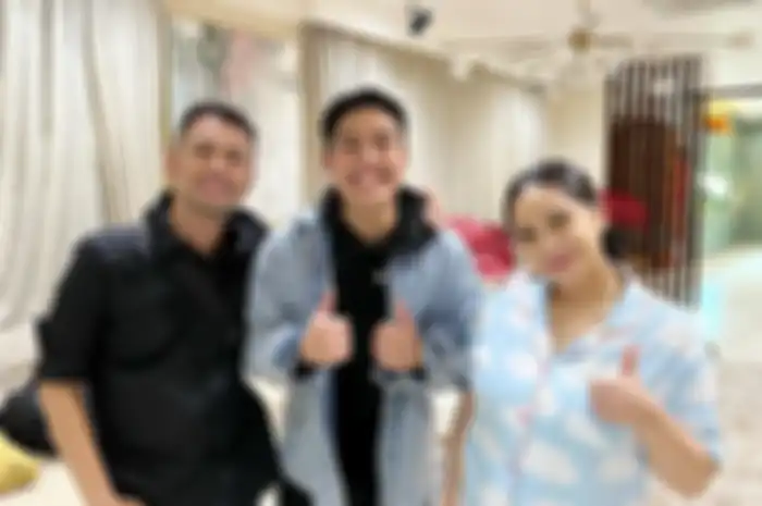 Potret Jerome Polin bersama Raffi Ahmad dan Nagita Slavina