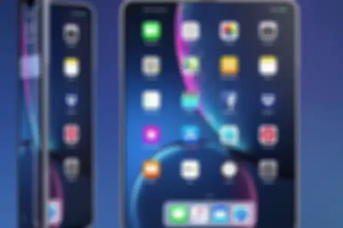 Ilustrasi iPhone lipat