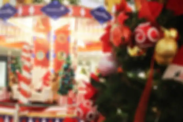 Dekorasi Natal dalam Noel Season di Central Park Mall.