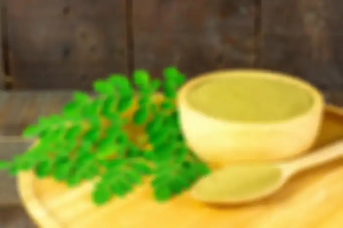 Daun kelor (ilustrasi)