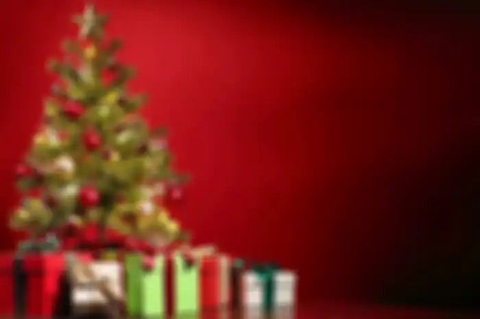 Ilustrasi dekorasi warna Natal 2021