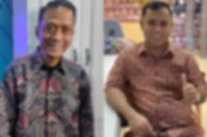 Haji Faisal (kanan) ajak Doddy Sudrajat (kiri) berbisnis di Tanah Abang