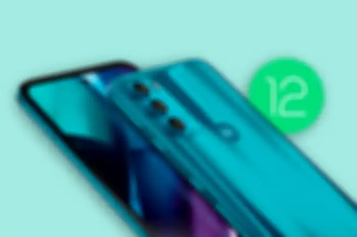 Ilustrasi HP Motorola yang mendapat update Android 12