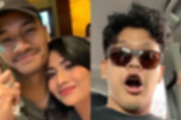 Kolase foto Vanessa Angel dan Bibi Andriansyah (kiri), sopir Vanessa Angel, Tubagus Joddy (kanan).