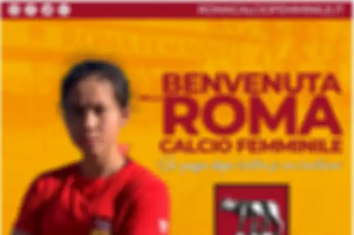 Postingan Resmi Kedatangan Pemain Belakang Timnas Indonesia, Shalika Aurelia di Situs Resmi Klub Roma Calcio Feminile. Disitu ditulis 
