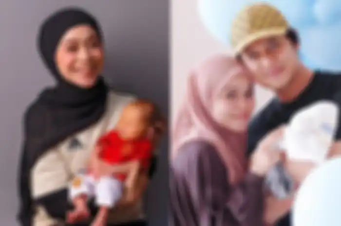 Kolase Foto Lesti Kejora, Baby L, dan Rizky Billar. 