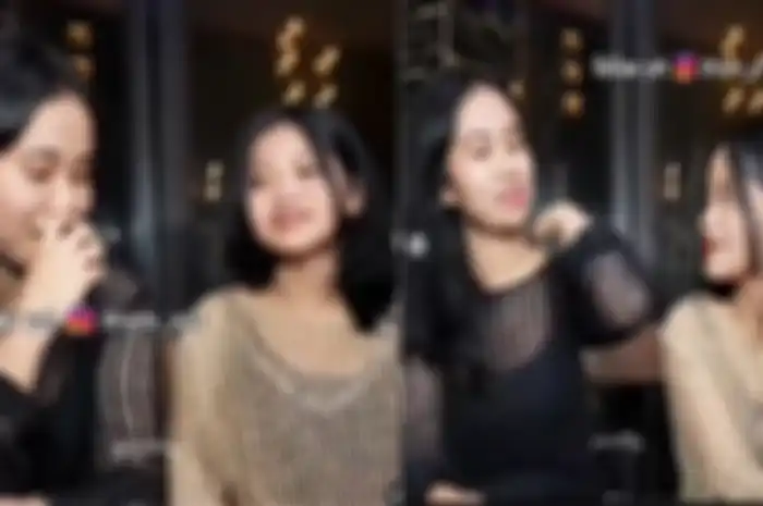 Penampilan Mayang dan Chika saat manggung di konser mini