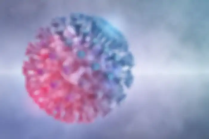 Ilustrasi varian Omicron membawa banyak mutasi virus corona. 