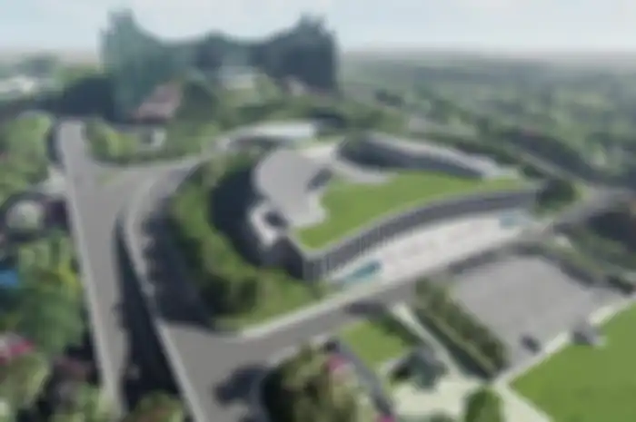 Desain final istana negara IKN Baru.