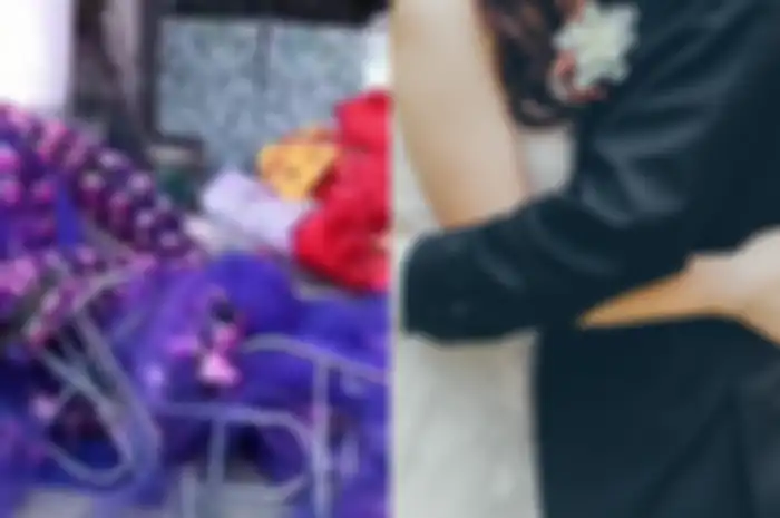 Pengantin pria obrak-abrik dekorasi di hari pernikahannya