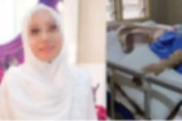 Jahidah Nordin wanita yang dipukuli suaminya hingga koma.