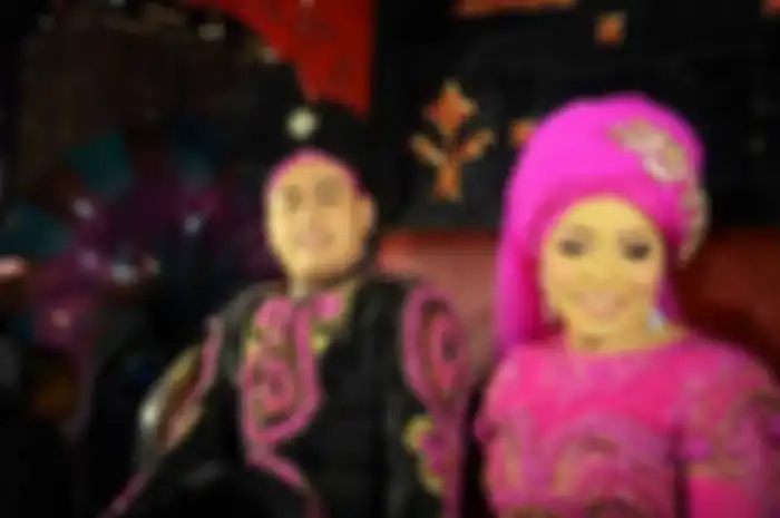 Nassar dan Muzdalifah saat menikah