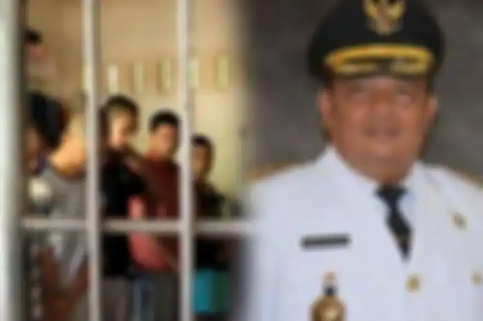 Kerangkeng manusia di rumah Bupati Langkat nonaktif  Terbit Rencana Perangin Angin.