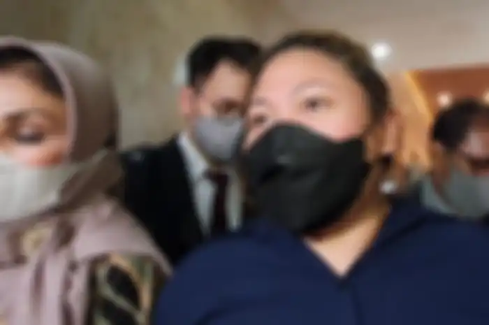 Terlapor Olivia Nathania saat ditemui di Polda Metro Jaya Senin (18/10/2021). 