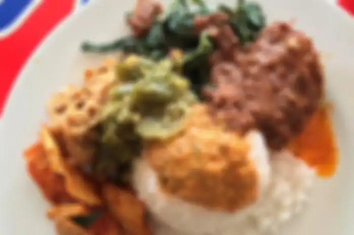 Ilustrasi nasi padang