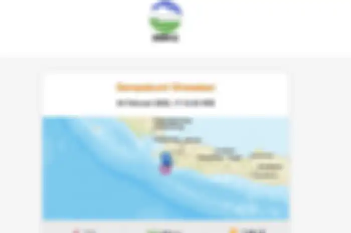 Gempa bumi terjadi di wilayah Banten pada Jumat (4/2/2022) sore ini.