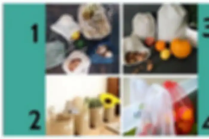Tes Kepribadian - Pilih kantong belanja pengganti plastik