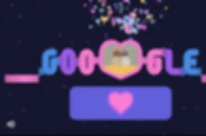 Google Doodle spesial Hari Valentine 2022.