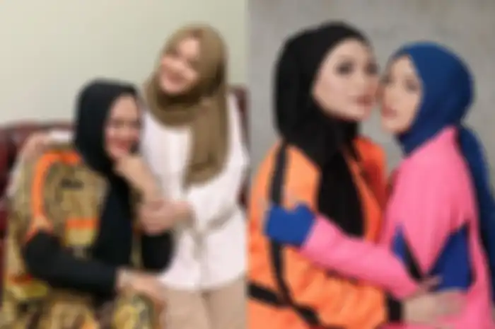 Foto Linna Jubaedah, Putri Delina dan Nathalie Holscher